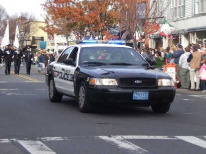 Car #9 operated by Det. Tavares in the 2009 Thanksgiving Day Parade