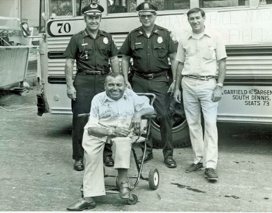 Chief Ricard Nagle, Capt. William Murphy, Selectman Bill Nolan and George Dukeman (circa 1979)