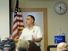 Chief Botieri Instructs the Class on Police Procedures