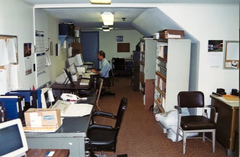Detective Peck at the "Old Station" (circa 1990)