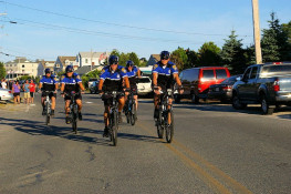 Mountain Bike Team patrolling Taylor Ave on 3/July/10