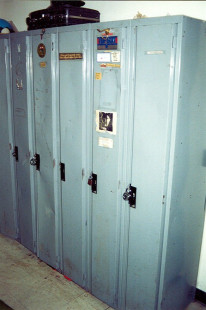 Male Locker Room at the "Old Station" (date unknown)