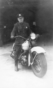 Vintage Motorcycle Picture circa 1940