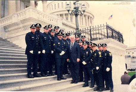 Officers in Washington DC for Police Week (1999)