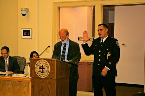 Chief of Police Michael E. Botieri Swear in Ceremony at Town Hall