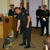 K-9 Police Massachusetts State Police Canine Unit Officer & Dog Team pink
