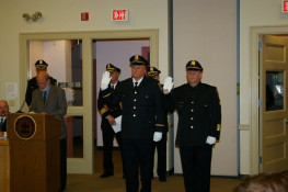 The swearing in of Lt. S. Tavekelian and Sgt. Ferazzi at Town Hall (17/May/11)