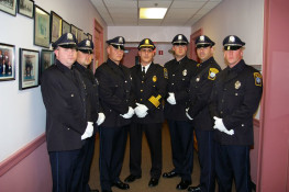 Swearing in of newly hired officers at Town Hall