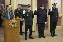 Swearing In Ceremony at Town Hall