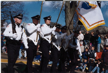 Honor Guard in Thankgiving Day Parade