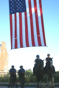 Plymouth Police Mountain Bike and Mounted Officers (13/Aug/10)