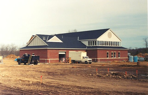 Plymouth Police Headquarters under construction (1994)