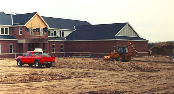 Plymouth Police Headquaters under construction (1994)