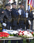 Plymouth Police Honor Guard at Sept 11 ceremony (2006)