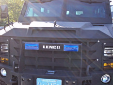 Armored Special Response Vehicle Front View