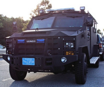 Armored Special Response Vehicle Left Front View