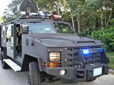 Armored Special Response Vehicle - Right Side & Front - Door Open