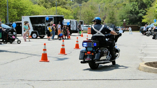 Our motorcycles are specially designed for police work.