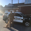 K-9 Police Massachusetts State Police Canine Unit Officer & Dog Team pink