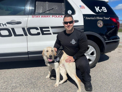 Ofc Anderson and K9 Oakley