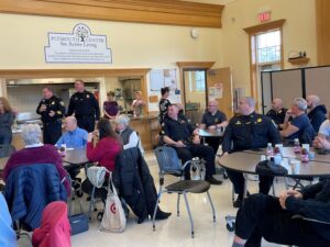 Coffee with a Cop at the Center for Active Living