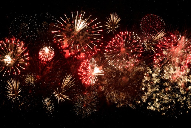 Fireworks stock photo.