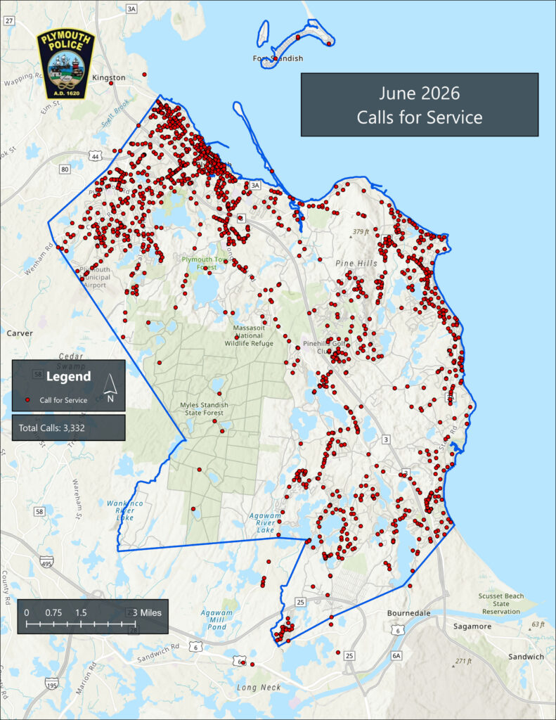 Police Logs And Activity Maps Plymouth Police Department June 2026 Calls For Service Monthly Map 791x1024 
